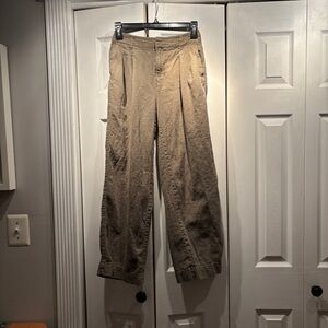 Gap Olive Green Linen Pants